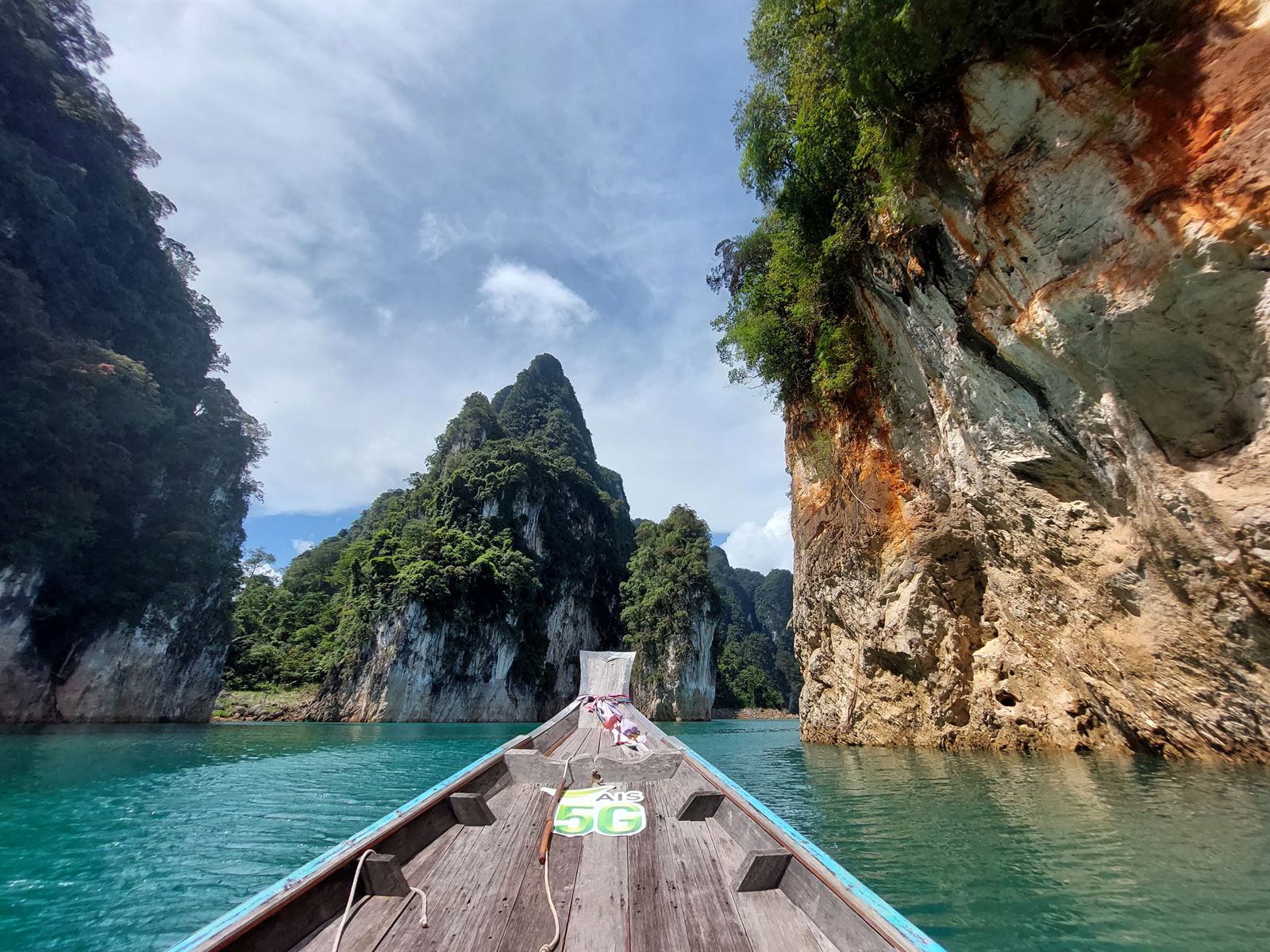 สะพานไม้ในป่าฝน
